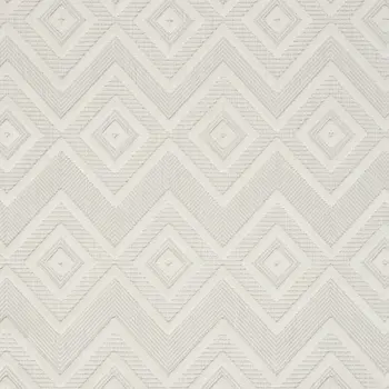 5' X 7' Ivory Indoor Outdoor Area Rug