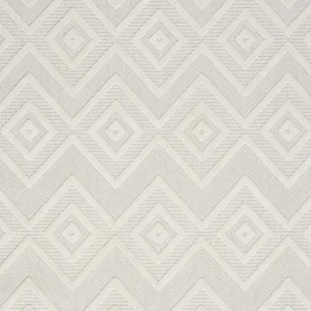 6' X 9' Ivory Indoor Outdoor Area Rug