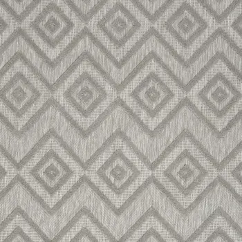 6' X 9' Gray Indoor Outdoor Area Rug