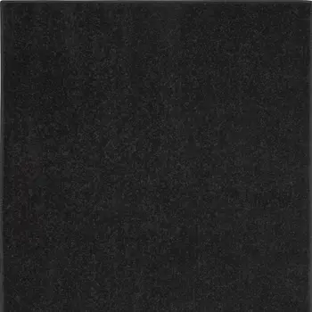 4' Runner Black Indoor Outdoor Runner Rug
