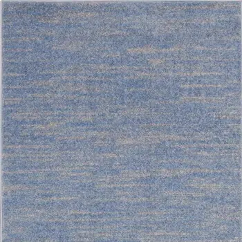 3' X 5' Blue And Gray Indoor Outdoor Area Rug