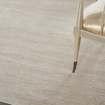 5' X 5' Beige And Ivory Square Indoor Outdoor Area Rug