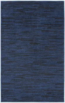 3' X 5' Blue Indoor Outdoor Area Rug