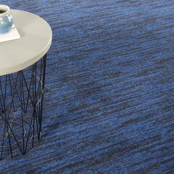5' Midnight Blue Square Indoor Outdoor Area Rug