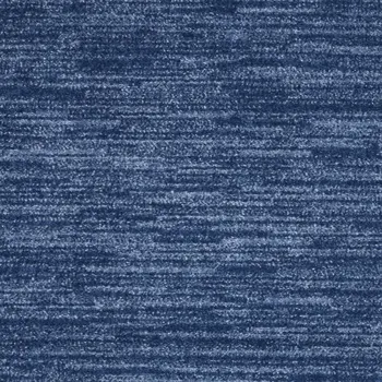 4' Runner Navy Blue Indoor Outdoor Runner Rug
