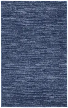 3' X 5' Blue Indoor Outdoor Area Rug