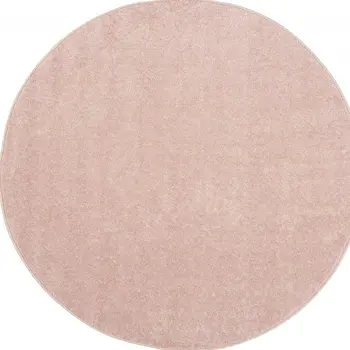 4' Pink Round Indoor Outdoor Area Rug