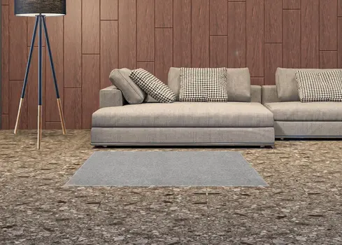 2' X 4' Gray Indoor Outdoor Area Rug