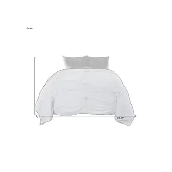 White Floral Queen Quilt