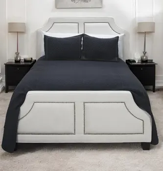 Indigo Checkered King Quilt