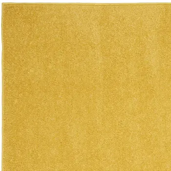 2' X 4' Yellow Indoor Outdoor Runner Rug