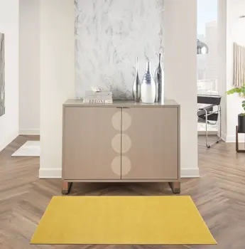 3' X 5' Yellow Indoor Outdoor Area Rug
