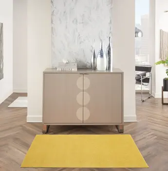 3' X 5' Yellow Indoor Outdoor Area Rug