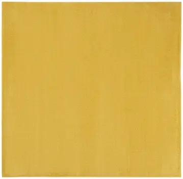 5' X 5' Yellow Square Indoor Outdoor Area Rug