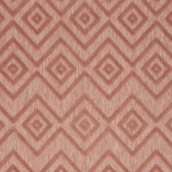 4' X 6' Coral Indoor Outdoor Area Rug