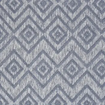 4' X 6' Denim Blue Indoor Outdoor Area Rug