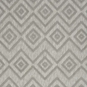 4' X 6' Gray Indoor Outdoor Area Rug