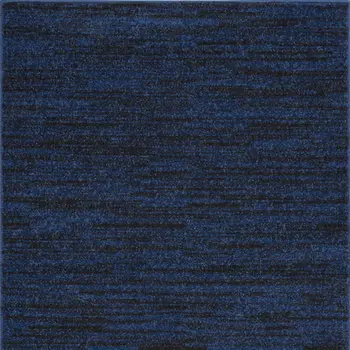 2' X 4' Midnight Blue Stain Resistant Indoor Outdoor Area Rug