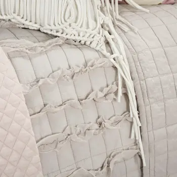 Blush Striped King Quilt