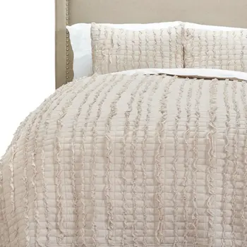 Blush Striped Queen Quilt