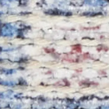 2' X 4' Blue Oriental Power Loom Distressed Washable Area Rug