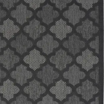 4' X 6' Charcoal Indoor Outdoor Area Rug