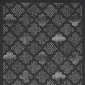 4' X 6' Charcoal Indoor Outdoor Area Rug