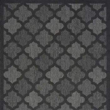 4' X 6' Charcoal Indoor Outdoor Area Rug