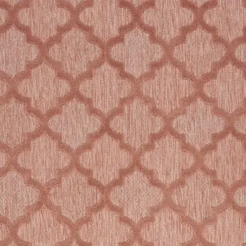 4' X 6' Coral Indoor Outdoor Area Rug