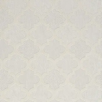 4' X 6' Ivory Indoor Outdoor Area Rug