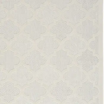 4' X 6' Ivory Indoor Outdoor Area Rug