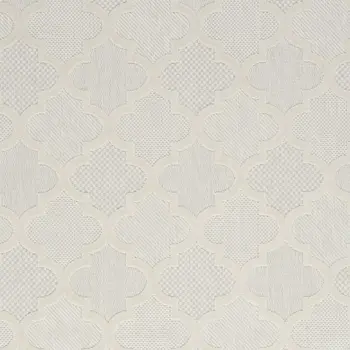 5' X 7' Ivory Indoor Outdoor Area Rug