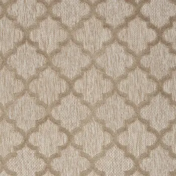 4' X 6' Beige Indoor Outdoor Area Rug