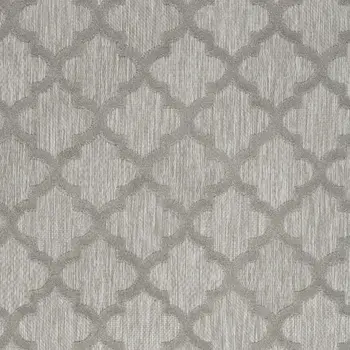 5' X 7' Gray Indoor Outdoor Area Rug