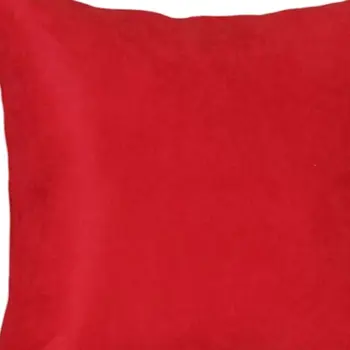 Set of Two 22" Red Throw Pillow Covers