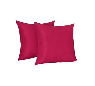 Set of Two 22" Pink Throw Pillow Covers