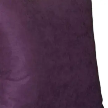 Set Of Four 18" X 18" Purple Polyester Zippered Pillow Cover