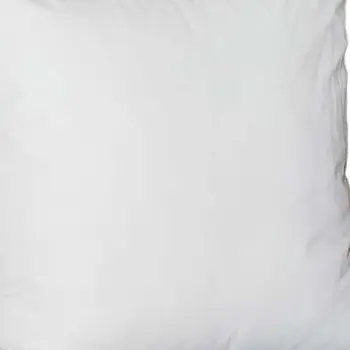 Set Of Four 22" X 22" White Polyester Zippered Pillow Cover