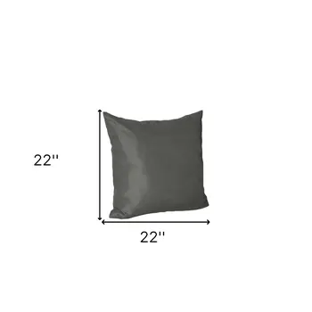 Set of Four Gray Throw Pillow Cover