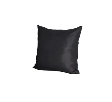 Set of Four 22" Black Throw Pillow Covers