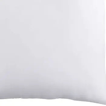 18" X 18" White Blown Seam 100% Cotton Throw Pillow Insert