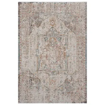 9' X 12' Beige Indoor Outdoor Area Rug