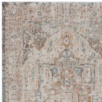 9' X 12' Beige Indoor Outdoor Area Rug