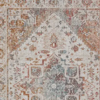 8' X 10' Beige Indoor Outdoor Area Rug