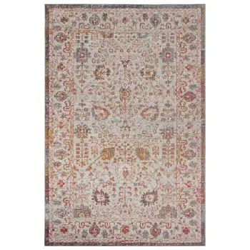 8' X 10' Beige Indoor Outdoor Area Rug