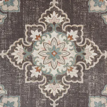 8' X 10' Brown Indoor Outdoor Area Rug