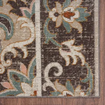 8' X 10' Brown Indoor Outdoor Area Rug