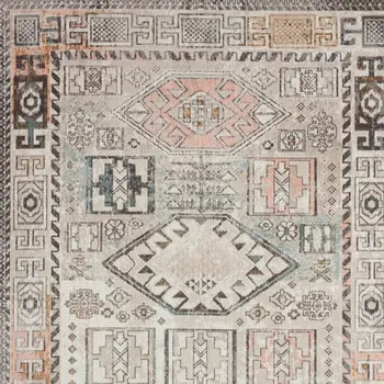 8' X 10' Cream Indoor Outdoor Area Rug