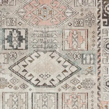 8' X 10' Cream Indoor Outdoor Area Rug