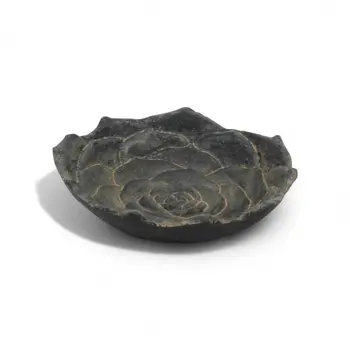 5" Black Novelty Metal Handmade Tray